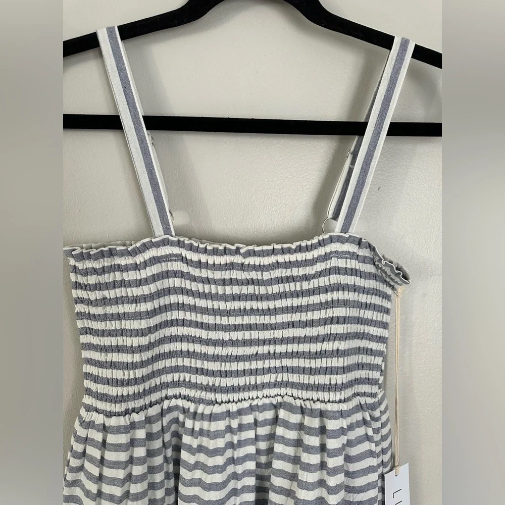 Urban Outfitters Lumiere Woven Blue/ White Stripe Dress. New with tag - Picture 9 of 11